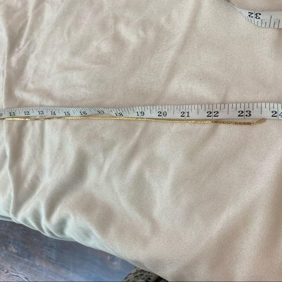 Faux Turquoise Arrow Head Gold Tone Chain Accents 24” Long boho southwestern - Picture 13 of 16